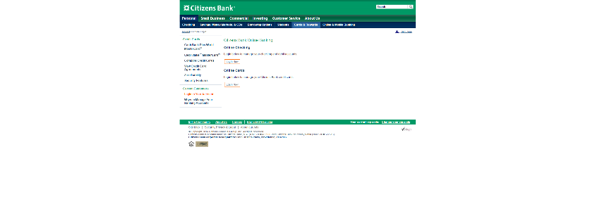 Citizens Bank Online