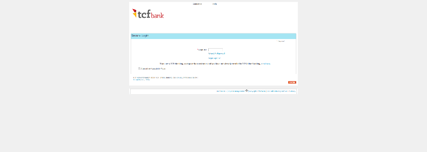 Tcf Online Banking