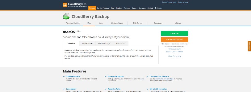 cloudberry backup for desktop computers cost