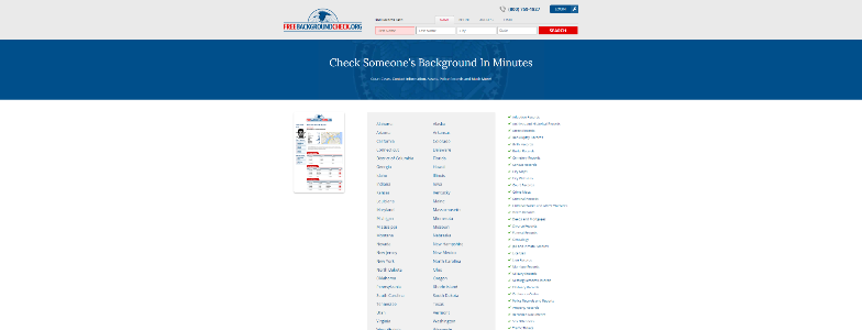 how to do a free background check online