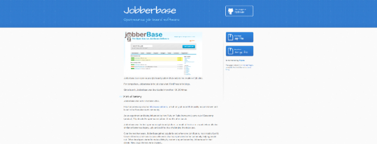 open source job board software