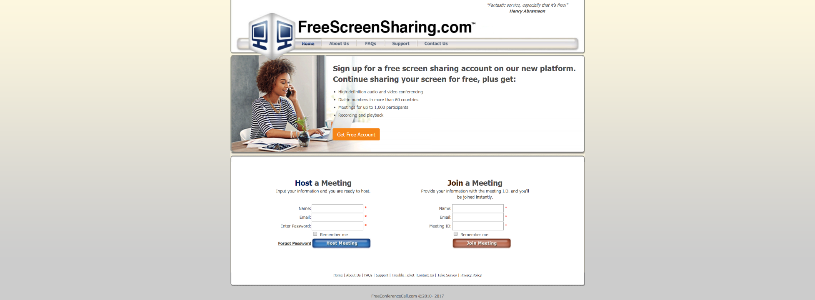 online screen sharing