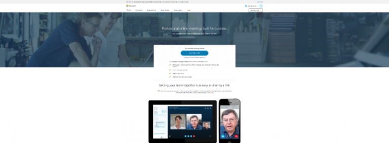 skype business web collaborate
