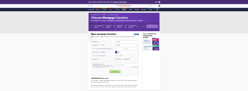 simple google mortgage calculator