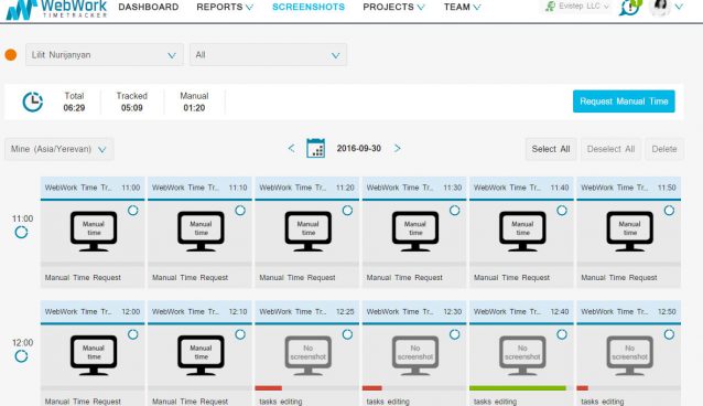 Webwork Time Tracking