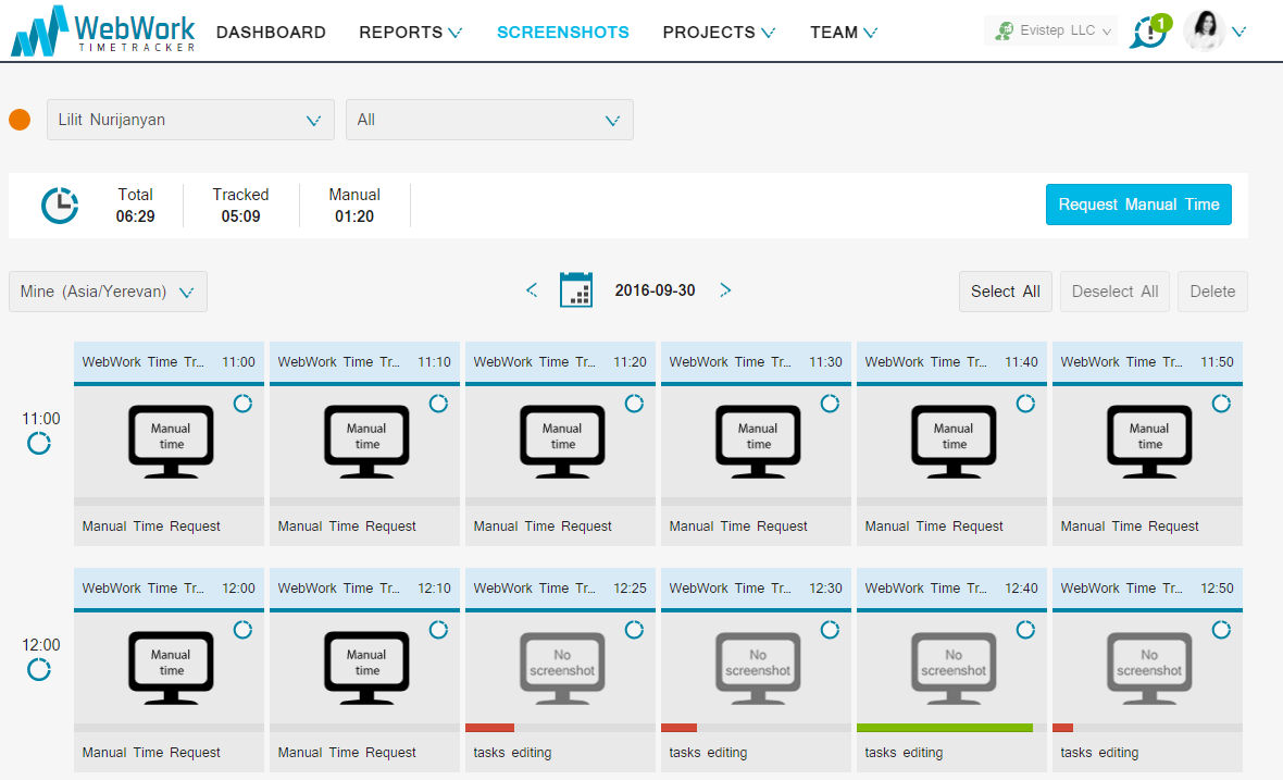 Webwork Time Tracking